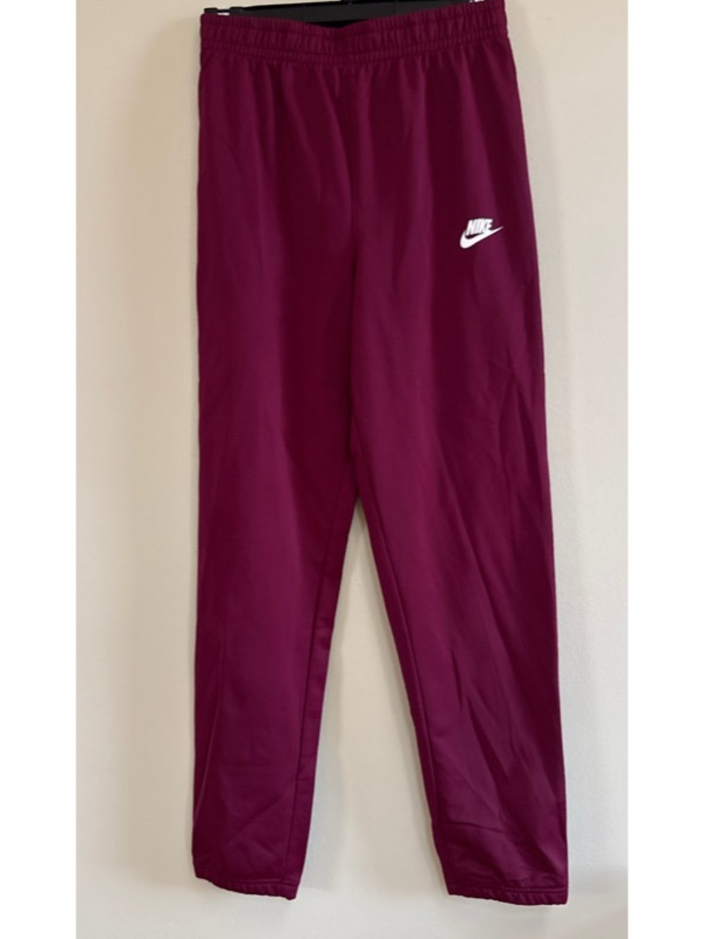 Nike Maroon Track Jacket & Pants Set with White Accents - Picture 5 of 6
